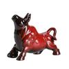 Ceramic Buffalo Kung Fu Puer Tea Pet, Porcelain Small Feng Shui Ornaments, Home, Office, Desktop, Handicrafts Decor