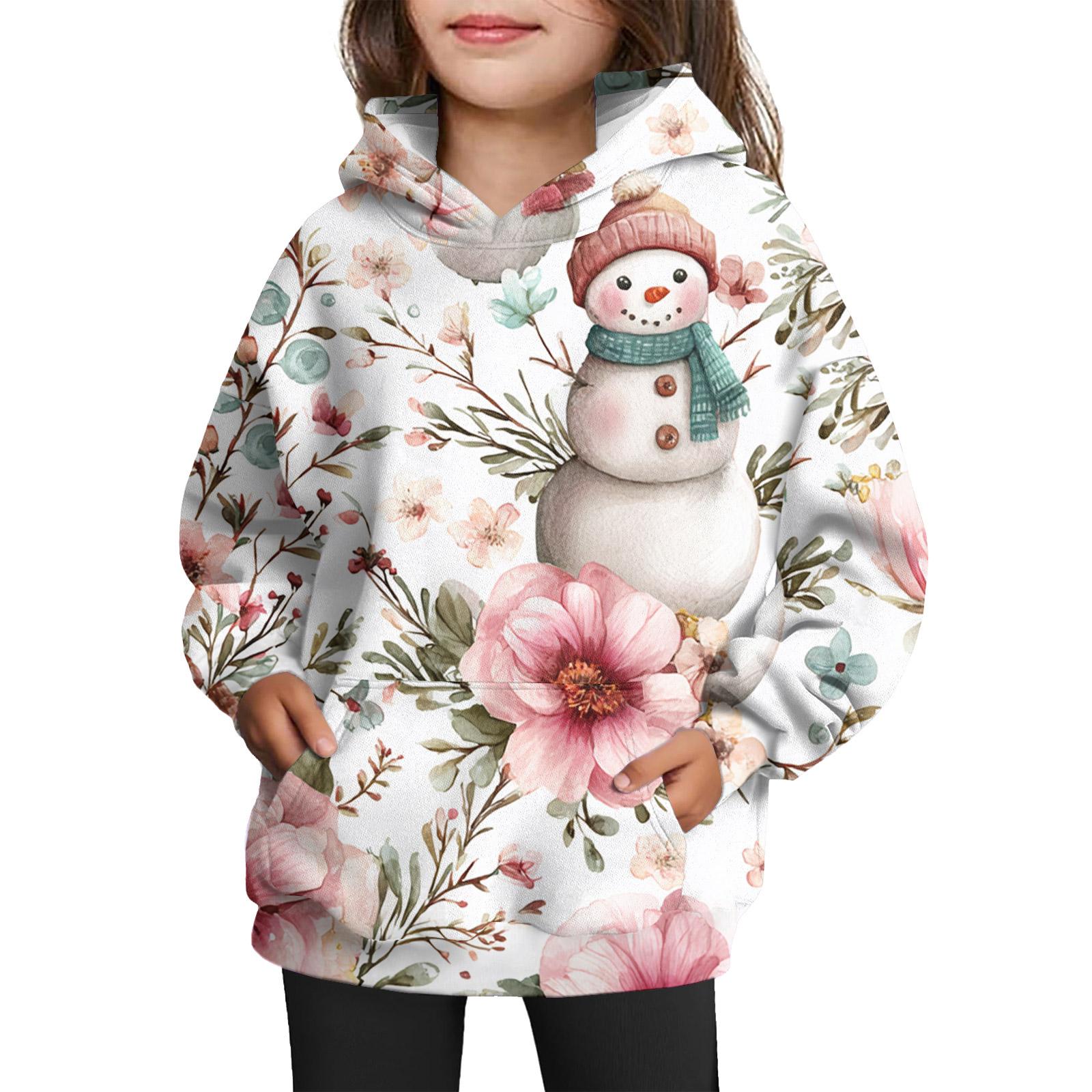 

Худи для девочек с принтом тай-дай - Пуловер с принтом 130 белый