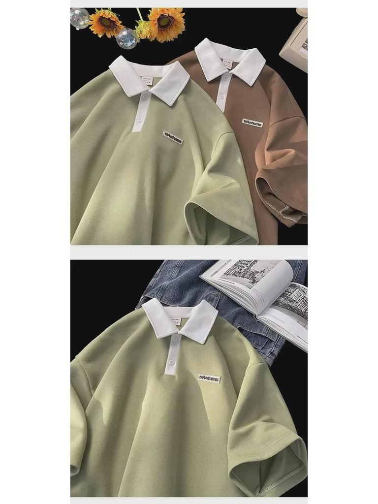 Trendige Color-Block Poloshirts für Jungen - Kurzärmelig, Reverskragen für Teenager
