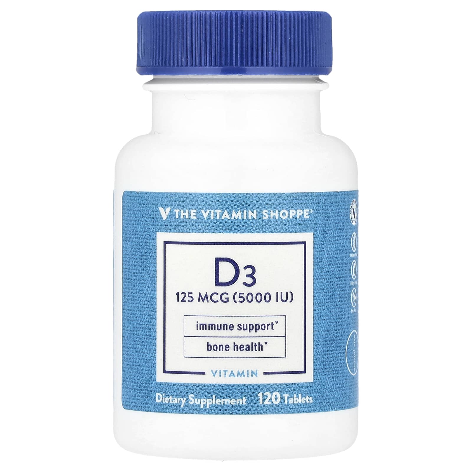 

Vitamin D3, 125Mcg(5,000Iu), 120 tablets