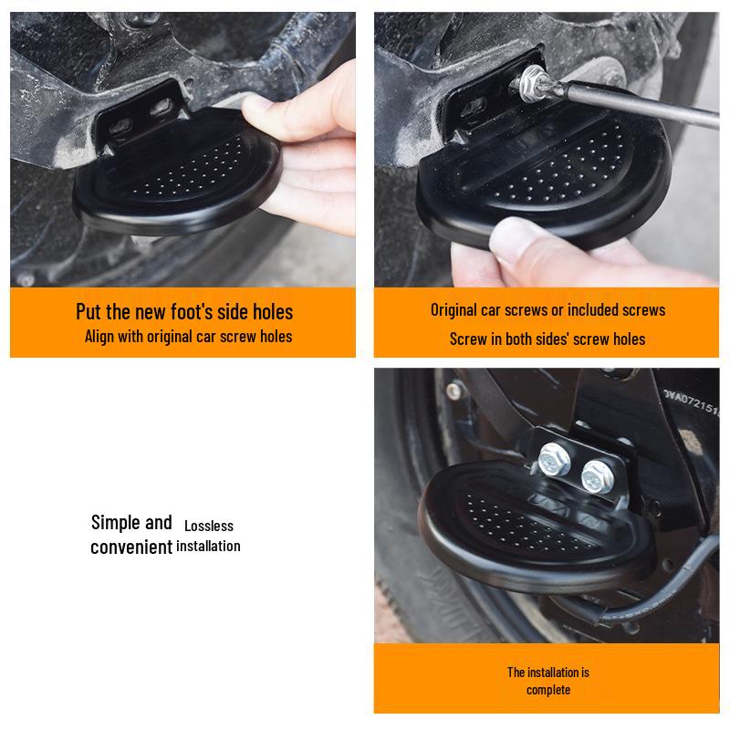 Copripedale Pedale Pedana Posteriore per Biciclette Elettriche - Adatto ai Modelli Yadea, Aima, Xiaodao, Tailing