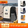 SJPK8 Car Sticker Car Logo Bento Insulated Bag Fashion School Work Lunch Carrying Bag For BMW E46 E90 E60 F30 F10 E39 E36 F20 E87 E90