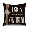 Pumpkin Cart Linen Pillow Case Halloween Sofa Case Household Products Bedside Cushion