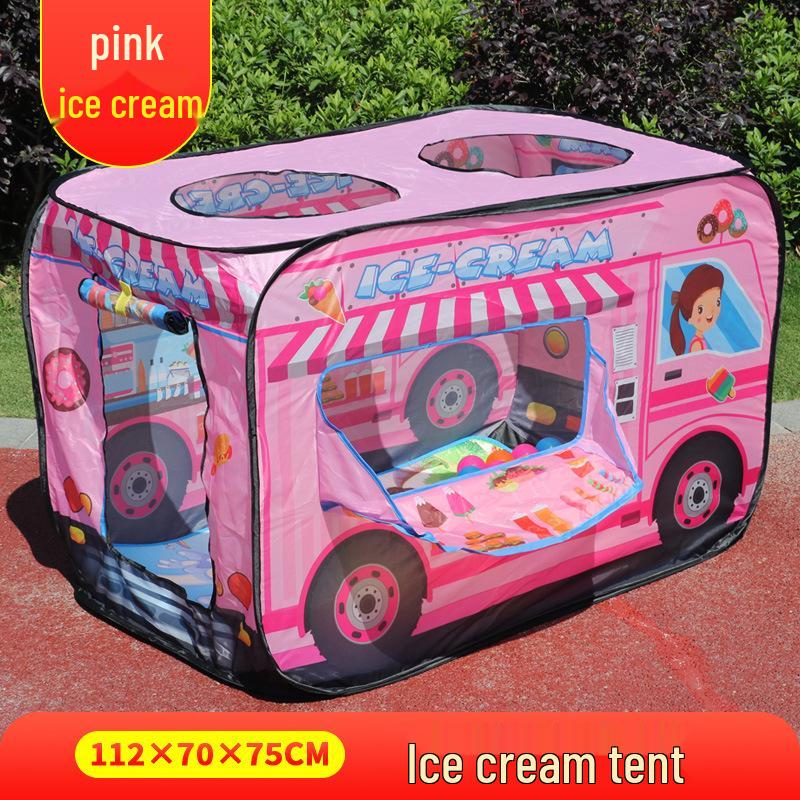 Kids' Car-Themed Tent Playhouse for Indoor/Outdoor