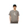 Calvin Klein Casual Comfortable Letter Logo Round Neck Short Sleeve T-Shirt Men T-Shirts 40BC858-020