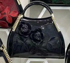 Fashion Embroidery In Mother Big Bag Bright Leather Women'S Bag Atmosphere High-End Messenger Handbag Women