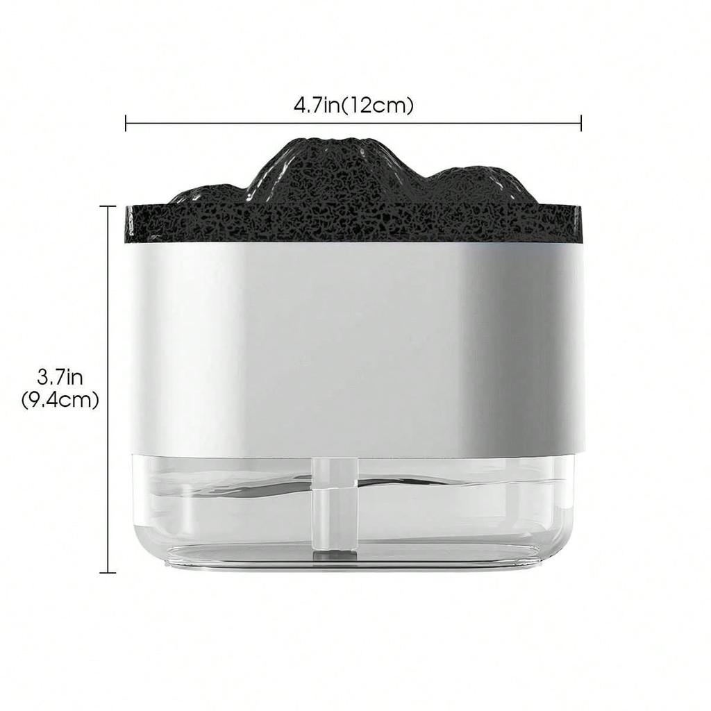 Neuer Jet Flame Luftbefeuchter mit Farblicht Ätherischer Öldiffusor mit LED-Lichtern Schaffen Sie eine romantische und warme Atmosphäre