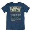 Arospace Engineer Physical Science T-Shirt Funny T-Shirt Unisex Cotton
