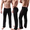Men  Mesh Long Pants Underpants Sheer Trouser Soft Thin Mesh Lingerie
