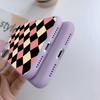 Kare Çiçek Yumuşak Silikon Kılıf Xiaomi Redmi Note 13 Pro 13C 14 Samsung A35 A55 M35 S24 Huawei Honor 200 iPhone Kamera Koruyucu Darbeye Dayanıklı Kılıf