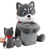 2 In1 Cute Cartoon Car Tissue Box With Ashcan Creative Plush Tissue Box Holder Auto Armrest Box Car Garbage Can for car interior