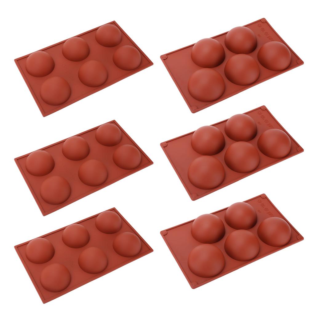 Chocolate Mould Non‑Stick Semi Sphere Baking Mold Kitchen Tools Baking Mold Reusable for DIY Making Hot Chocolate Kitchen