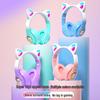 Cross-Border Pet Capsule Cat Ear Bluetooth Earbuds: Luminous & Gradient Design