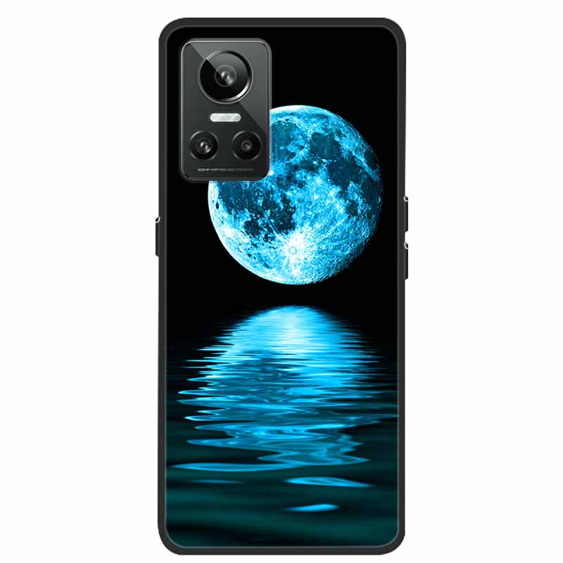 Mobilskal För Realme GT Neo3 Fodral Svart Silikon Mjuk Baksida För Realme GT Neo 3 Mobilskal Fodral RealmeGT G T Neo 3 Coque
