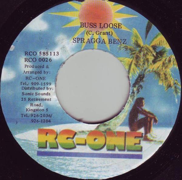 

7inch Record SPRAGGA BENZ - Buss Loose RCO0026 Rc-One Jamaica Reggae, Ska & Dub Used