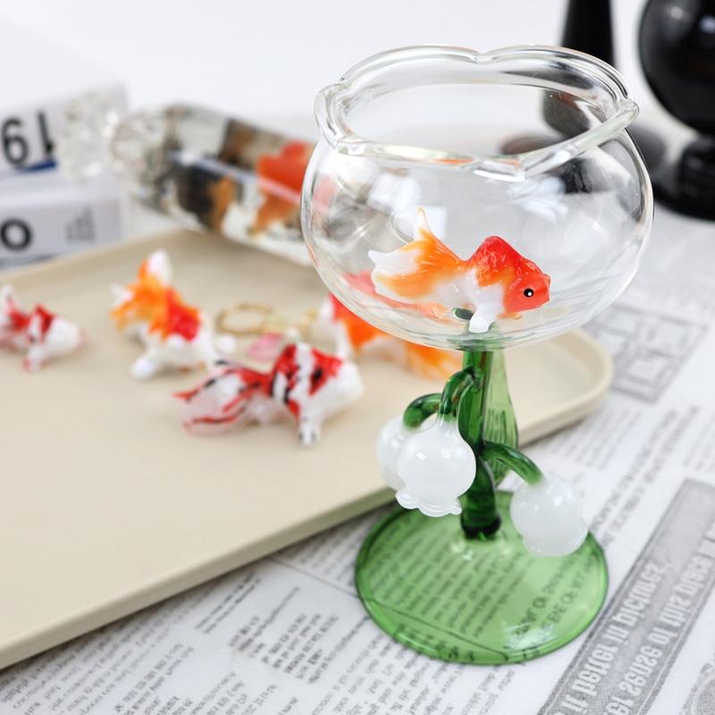 Unique Silicone Mold for 3D Goldfish Lucky Bag Resin Epoxy Casting Molds for Home Decor Ornament Water Bag Tabletop Mold