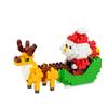 Merry Christmas Micro Building Blocks Santa Claus Elk Snowman Christmas Tree Assembled Mini Bricks Figure Toy For Kid Gifts