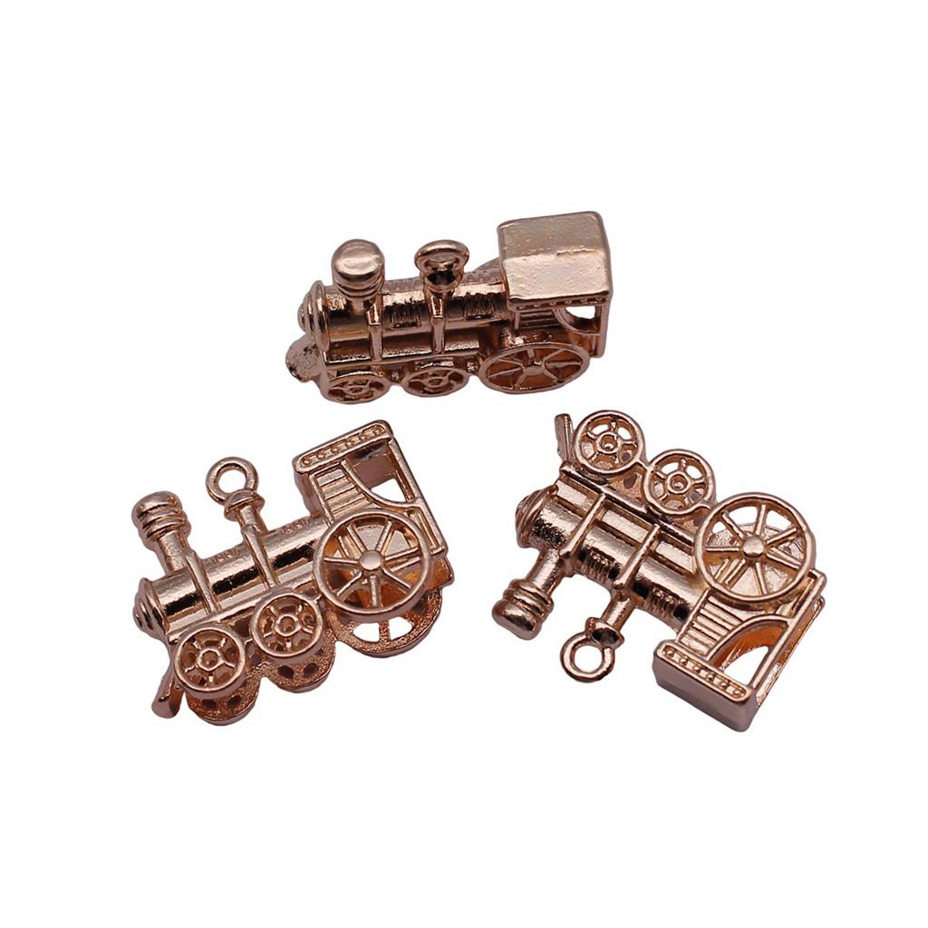 Airplane Charms Multi Color Alloy Car Pendants For Travel Themed Jewelry
