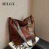 IELGY Fashion Shoulder Bag Retro Women's Crossbody Bag Casual Bucket Bag