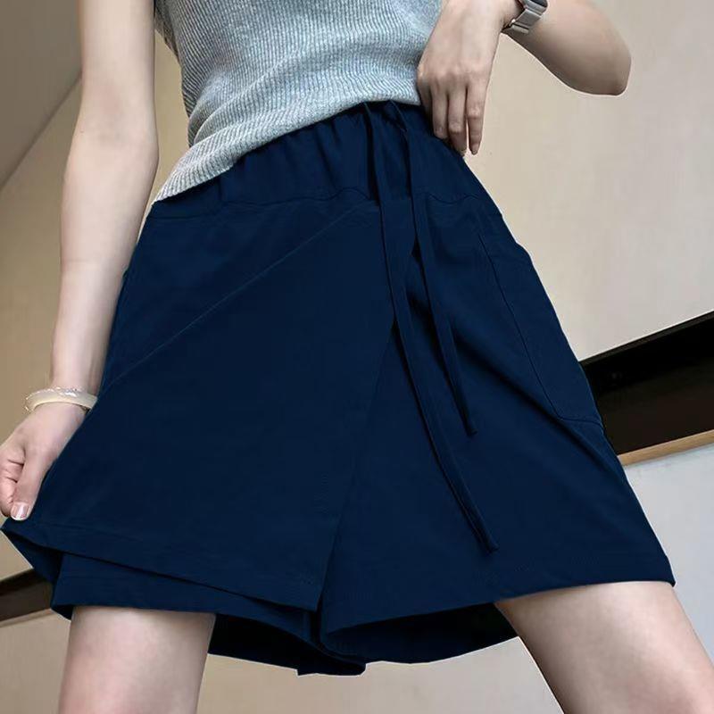 

Women s High Waist Summer Sun Protection Skirt Shorts - Plus Size, Casual, Versatile, Anti-exposure, Slimming, Loose Fit S [Recommended for under 40kg]