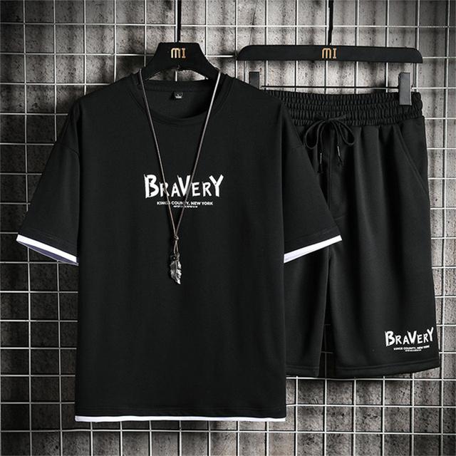 Men Tracksuits 3d Printing 2 Pieces Tops and Shorts Sportswear Man Clothes Set Suit Fashion Jogger Outfit Oversized Men Costume