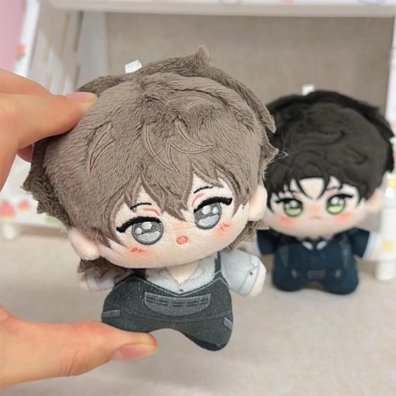 10cm Kawaii Game Anime The Little Mushroom Character An Zhe Lu Feng Stuffed Plush Toy Figure Keychain Doll Pendant Birthday Gift