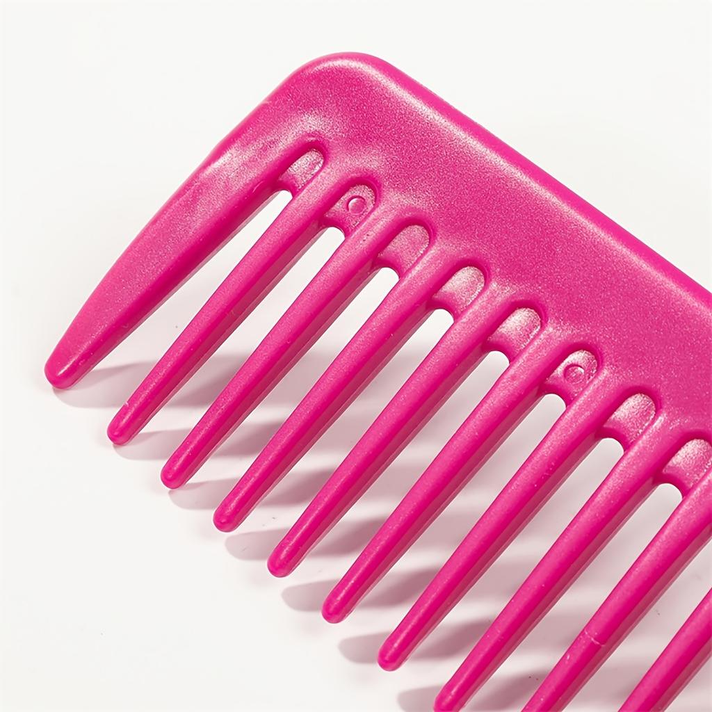 Anti-Static Hair Comb Hairdressing Brushes With Hanger Shower Detangler Large Wide Tooth Comb Professional Salon Makeup 1PC