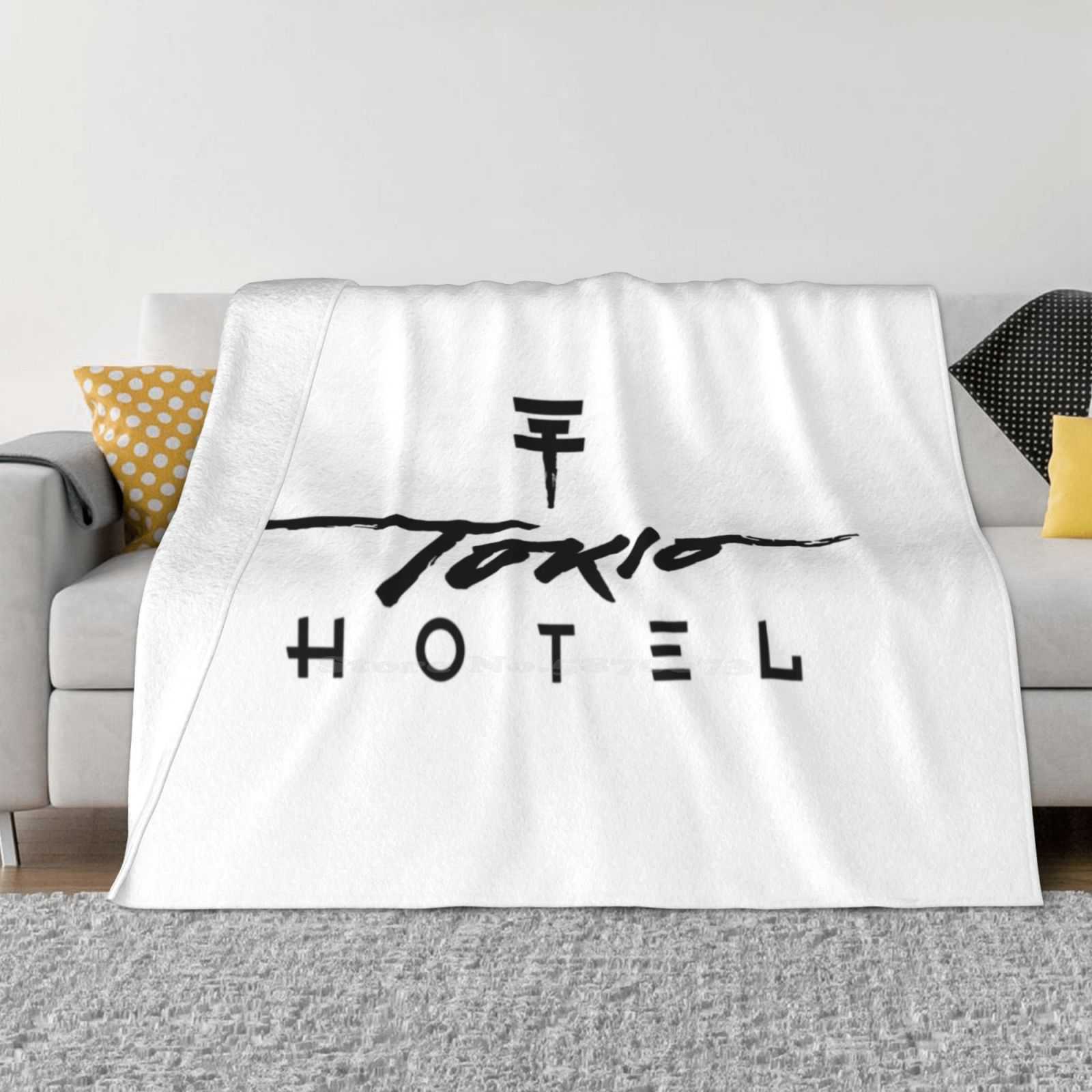 Tokio Hotel Мягкое теплое одеяло Диван/Кровать/Путешествия Подарки Любовь Немецкая группа Музыка Deutch Билл Каулитц Том Каулитц Густав Шефер Георг 30x40in
