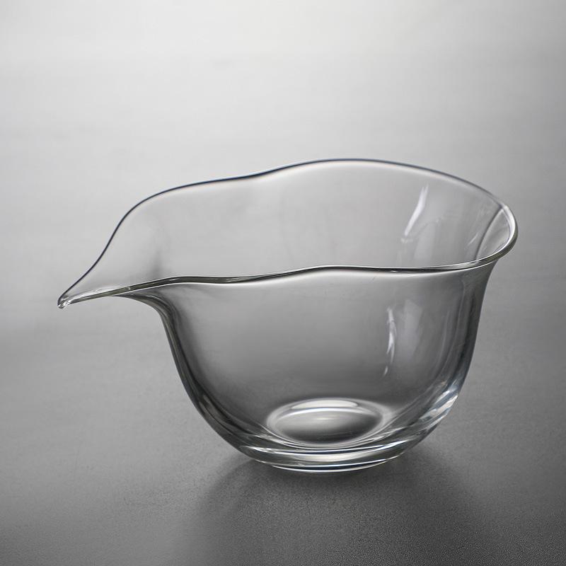 Japanese Style Heat-resistant Glass Fair Cup Kung Fu Tea Transperent Tea Separator Teaware Tea Ceremony Accessories 2025 New
