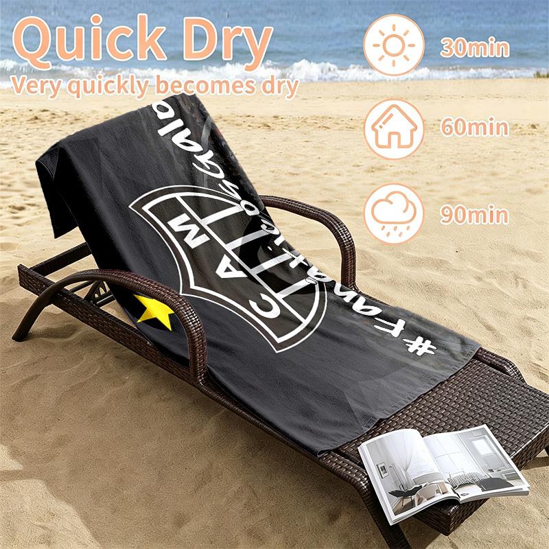 Clube Atletico Mineiro Beach towels also serve as bath towels summer essential a musthave for the outdoors the beach and the pool