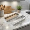 Draining Spoon Fork Storage Box Stainless Steel Chopsticks Cage Durable Cutlery Holder  for Kitchen