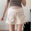 Vielseitige Sommer-Umstands-Low-Waist-Shorts mit Kordelzug, Falten und sportlichem Design