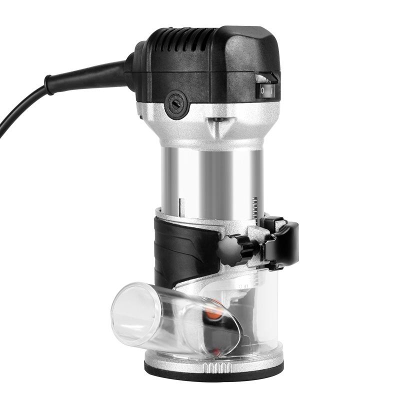 Electric Woodworking Router: Speed Trimming, Soft Start, Slotting, Engraving, Hole Opening, Full Copper Motor.