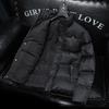 2025 European Men's Trendy Winter Down Jacket with Stand Collar