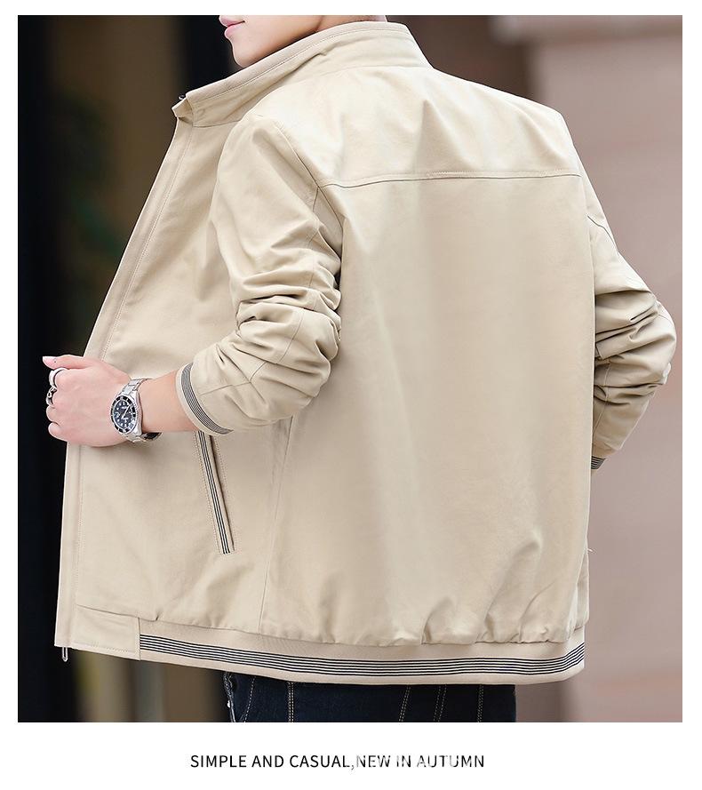 Men's Winter Business Casual Fleece-Lined Jacket - Middle-Aged Cotton Coat