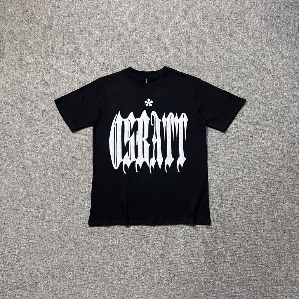 2024 Osbatt Bat Foam Print Cotton Couple T-Shirts