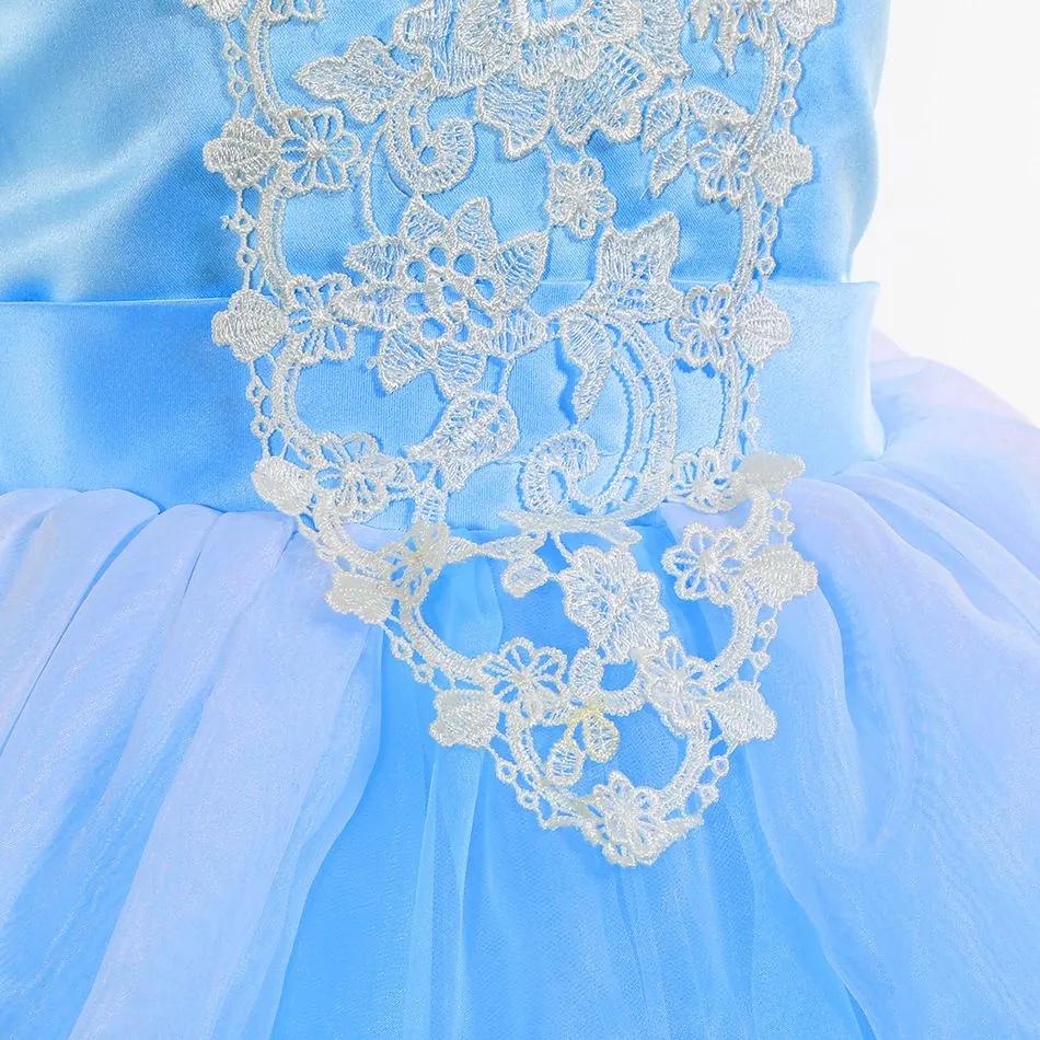 Girls Princess Fancy Dress Up Outfits Halloween Costume Christmas Pageant Birthday Tulle Gown With Accessories