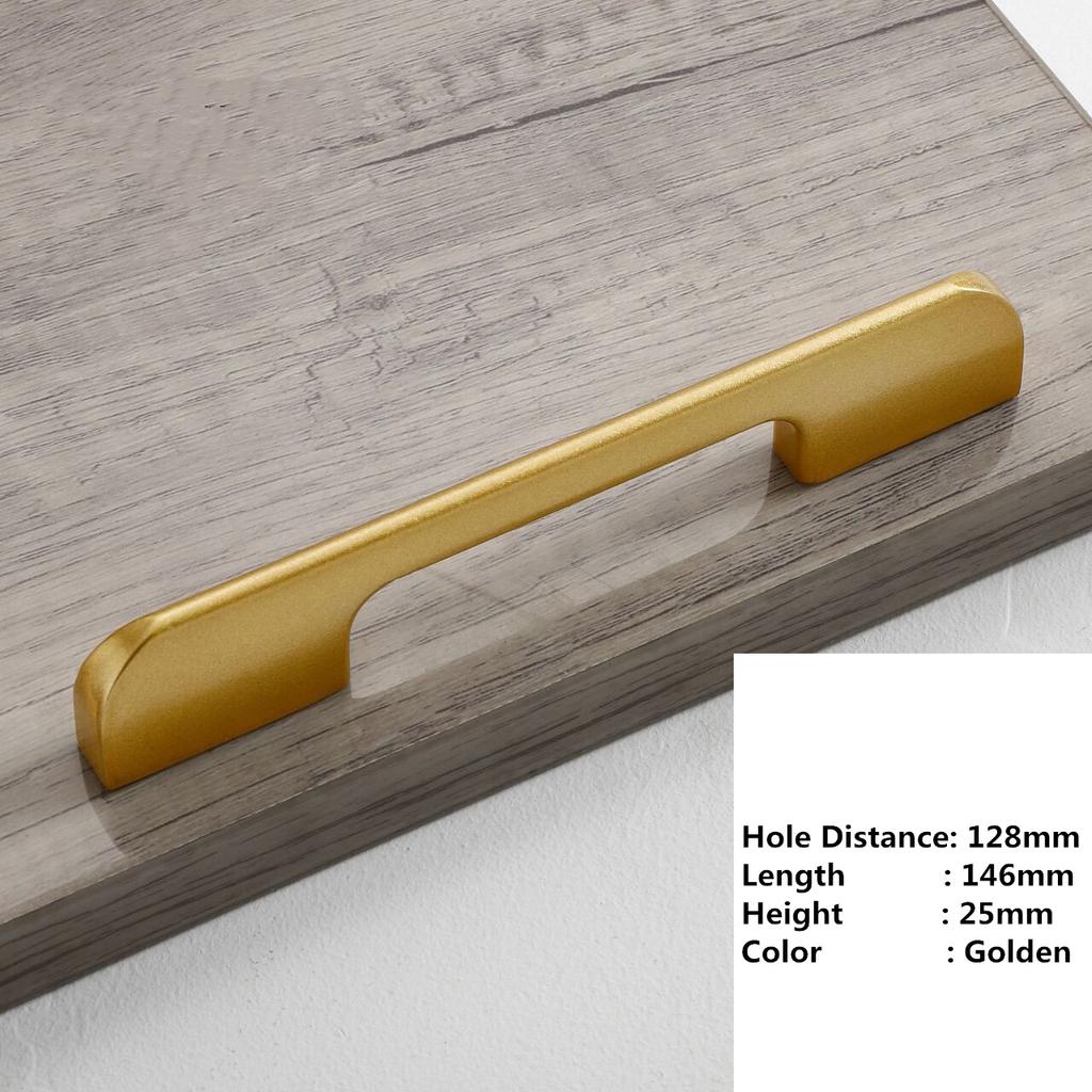 Handles Drawer Cabinet Furniture Kitchen Handles for Cabinet Knob Door Drawer Furniture Kitchen Knob Golden Simplicity Hardware