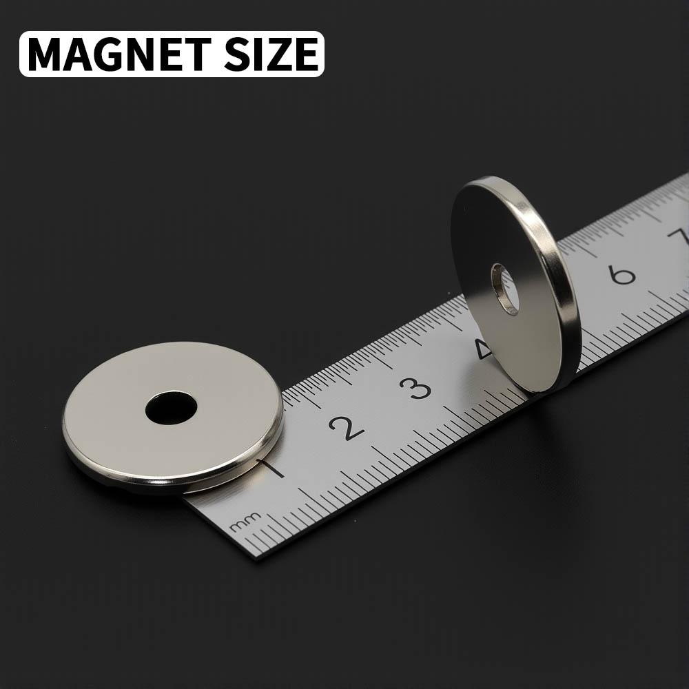 25x3-5mm Powerful with holes Neodymium Magnet N35 NdfeB Permanent Magnetic imanes Round Super Strong Fridge Magnets DIY