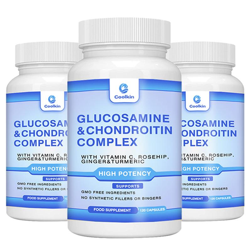Glucosamine Chondroitin Complex Capsules 120 Count — Joint Support, Bone Health, Daily Wellness