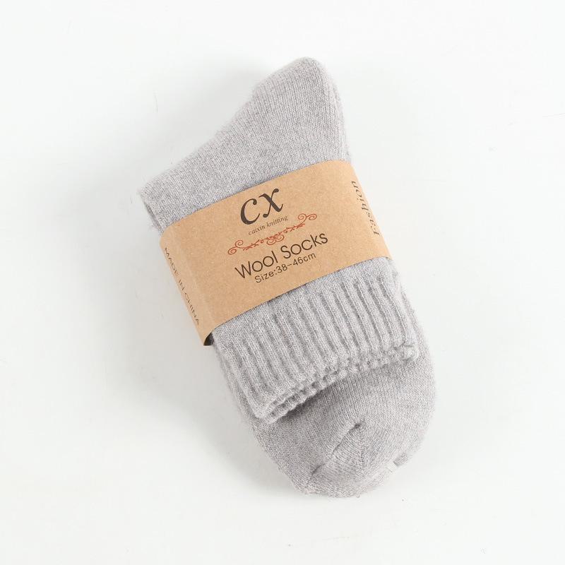 Herren Winterwolle & Kaschmir Dicke Frotteesocken
