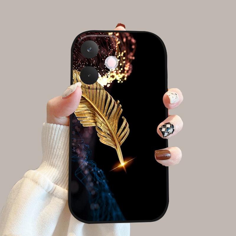 Dla Oppo A5 Pro 5G Miękkie Etui Kwiaty Moda Silikonowe TPU Zderzak Telefonu Pokrowiec Dla Oppo A 5 Pro 5G Urocze Ochronne Etui Fundas