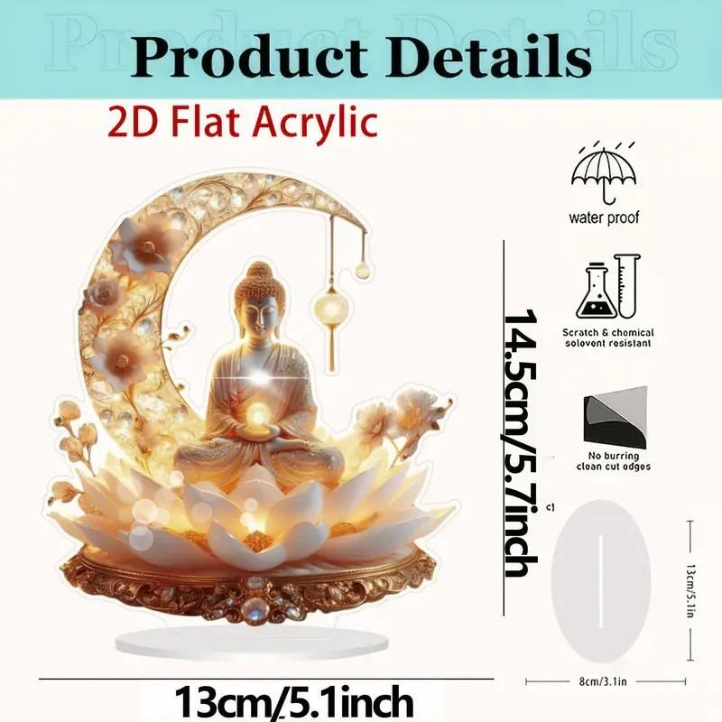 

1pcs 2D Flat Acrylic Ornament Festival Party Home Decor Craft Scene Decoration for Home and Events