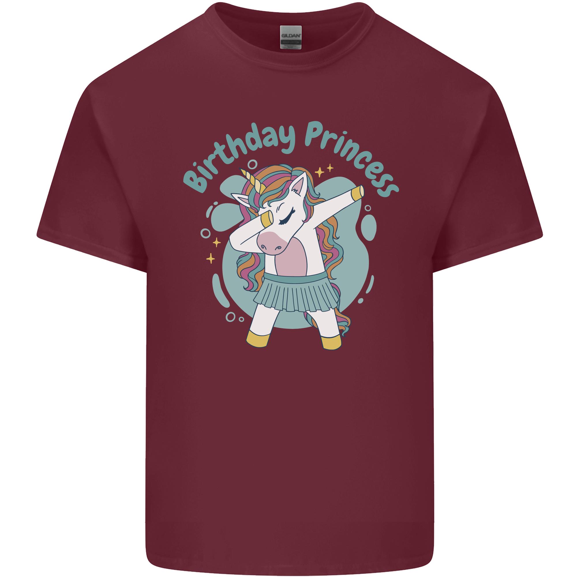 Birthday Princess Unicorn 4th 5th 6th 7th 8th Unisexs Light Cotton TShirt S