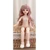 30cm Multi Contact Lenses Bjd Doll Toy Straight Curly Hair Articular Mobility