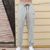 Reebok Letter Logo Cuffed Knit Joggers Unisex Joggers Gray 23RMF605UGG4