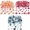60Pcs Mix Artificial Flowers Head Silk Rose Fake Flowers for Home Room Decor Wedding Decoration Craft Gifts Wreath Accessories