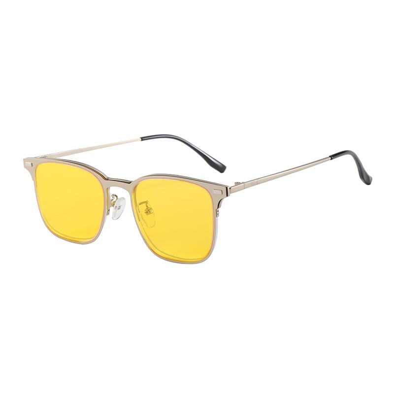 

Black Frame Magnetic Nearsighted Sunglasses With Night Vision Polarized Lenses For Outdoor Activities SilverFrameNightVision