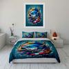 Fishing Gear Set Outdoor Essentials Soft Comfortable Duvet Cover Bedding Set Included 1*Duvet Cover & 2*Pillowcases, Gift