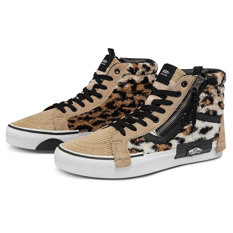Vans Unisex SK8-HI CAP Mid-Top Sneakers Brown/Black Men's VN0A3WM1ABH